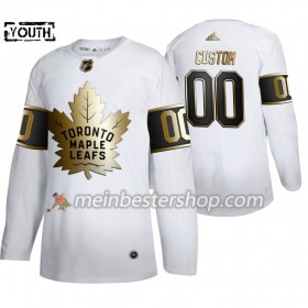 Toronto Maple Leafs Custom Adidas 2019-2020 Golden Edition Weiß Trikot Authentic - Kinder